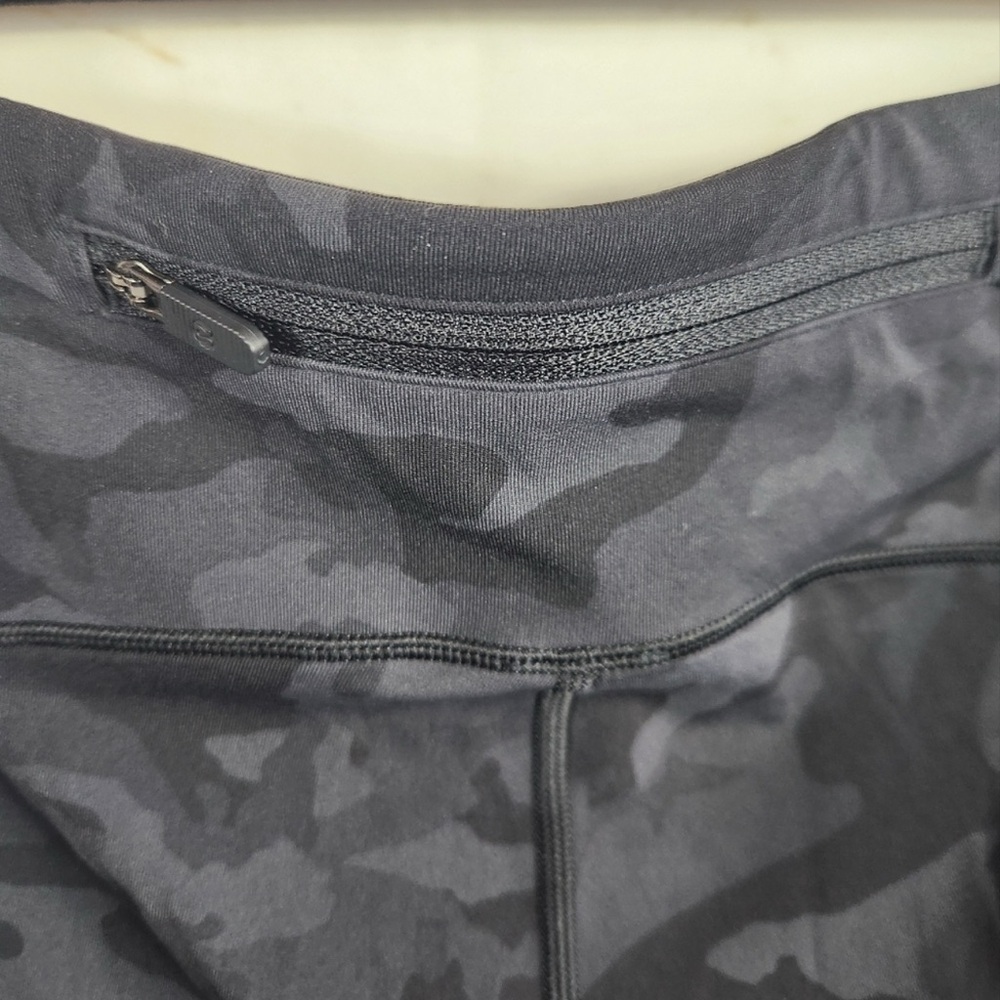 Lululemon Speed Up Crop Leggings Camo Multi Grey size 8 - Picture 10 of 15